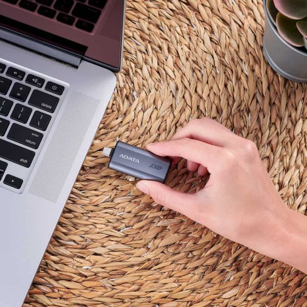ADATA SC750 500 GB USB Type-C 3.2 Gen 2 (3.1 Gen 2) Grijs (SC750-500G-CCBK)