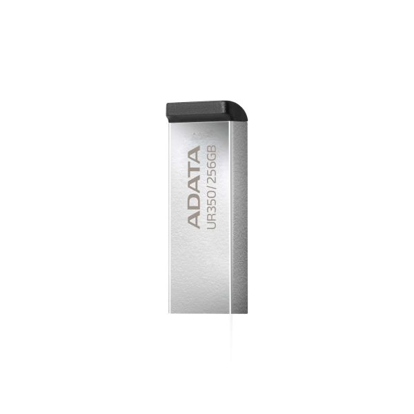 ADATA UR350 USB flash drive 256 GB USB Type-A 3.2 Gen 1 (3.1 Gen 1) Zwart, Zilver (UR350-256G-RSR/BK)