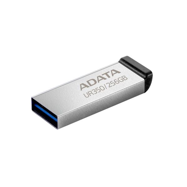 ADATA UR350 USB flash drive 256 GB USB Type-A 3.2 Gen 1 (3.1 Gen 1) Zwart, Zilver (UR350-256G-RSR/BK)