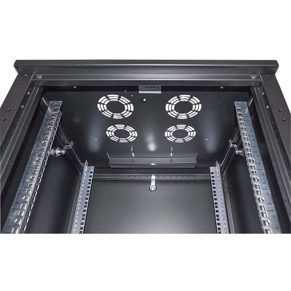 Intellinet 713061 rack 16U Vrijstaande rek Zwart (713061)