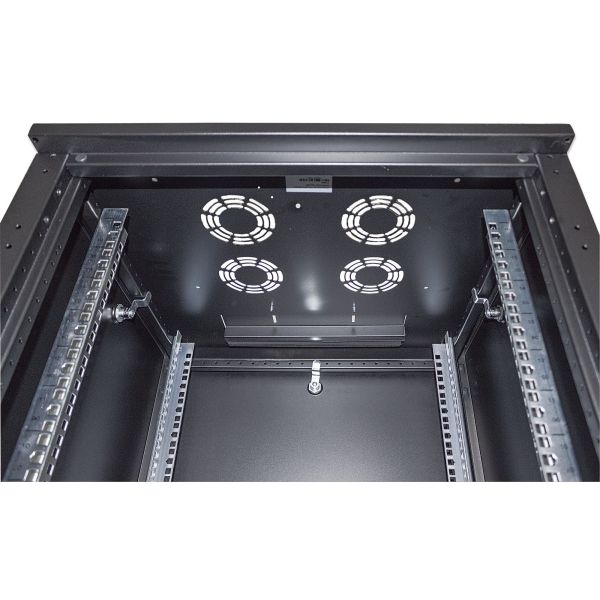 Intellinet 19" netwerkkast vrijstaand, 16U, 600x600 mm (breedte x diepte), zwart, bouwpakket (flatpack), max. 1500 kg, meerpuntsdeurslot, 1 slot per zijpaneel, bruikbare diepte 123–373 mm, IP20, staal (713061) Intellinet 19" netwerkkast vrijstaand, 16U, 600x600 mm (breedte x diepte), zwart, bouwpakket (flatpack), max. 1500 kg, meerpuntsdeurslot, 1 slot per zijpaneel, bruikbare diepte 123–373 mm, IP20, staal (713061)