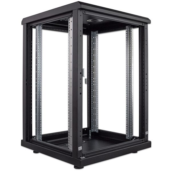 Intellinet 19" netwerkkast vrijstaand, 16U, 600x600 mm (breedte x diepte), zwart, bouwpakket (flatpack), max. 1500 kg, meerpuntsdeurslot, 1 slot per zijpaneel, bruikbare diepte 123–373 mm, IP20, staal (713061) Intellinet 19" netwerkkast vrijstaand, 16U, 600x600 mm (breedte x diepte), zwart, bouwpakket (flatpack), max. 1500 kg, meerpuntsdeurslot, 1 slot per zijpaneel, bruikbare diepte 123–373 mm, IP20, staal (713061)