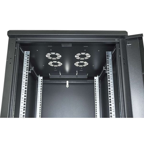 Intellinet 713146 rack 36U Vrijstaande rek Zwart (713146)