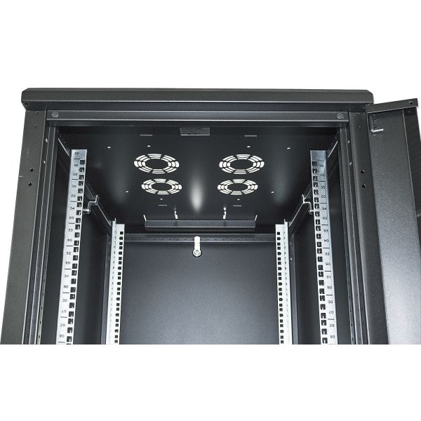 Intellinet 713566 rack 22U Vrijstaande rek Zwart (713566) Intellinet 713566 rack 22U Vrijstaande rek Zwart (713566)