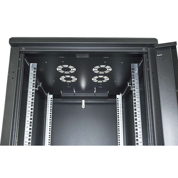Intellinet 713580 rack 26U Vrijstaande rek Zwart (713580)