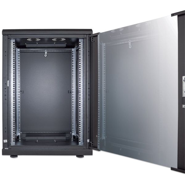 Intellinet 713627 rack 16U Vrijstaande rek Zwart (713627) Intellinet 713627 rack 16U Vrijstaande rek Zwart (713627)