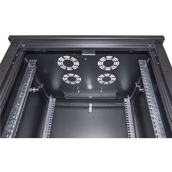 Intellinet 713627 rack 16U Vrijstaande rek Zwart (713627)