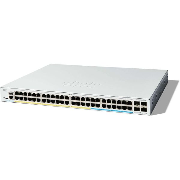 Cisco Catalyst 1300 48-port GE met 4x10G SFP+ Switch (C1300-48T-4X)