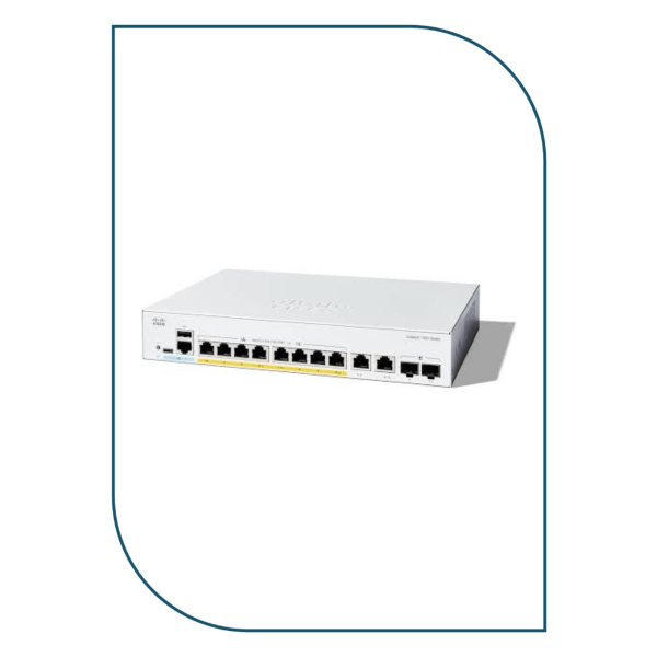 Cisco CATALYST 1300 8-PORT GE POE EXT (C1300-8P-E-2G)