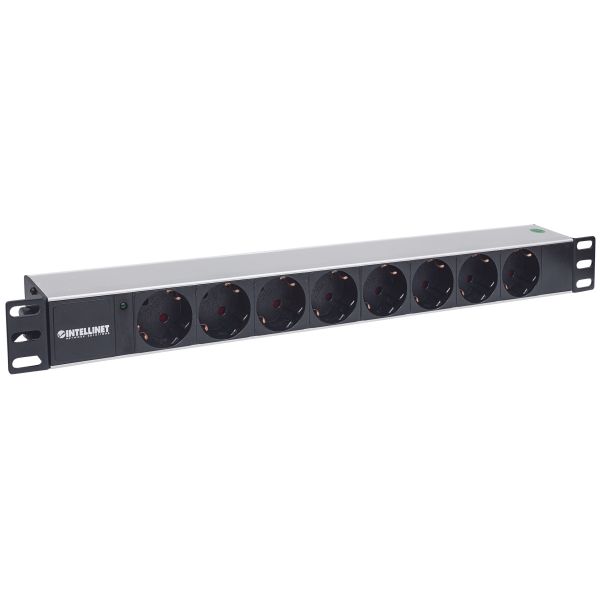 Intellinet Energiedistributie-eenheden (PDU) 19" 1U, 8-voudig EU, alleen LED-indicator, geen overspanningsbeveiliging, EU CEE 7/3, netsnoer 1,8 m, 3 jaar garantie (714037) Intellinet Energiedistributie-eenheden (PDU) 19" 1U, 8-voudig EU, alleen LED-indicator, geen overspanningsbeveiliging, EU CEE 7/3, netsnoer 1,8 m, 3 jaar garantie (714037)