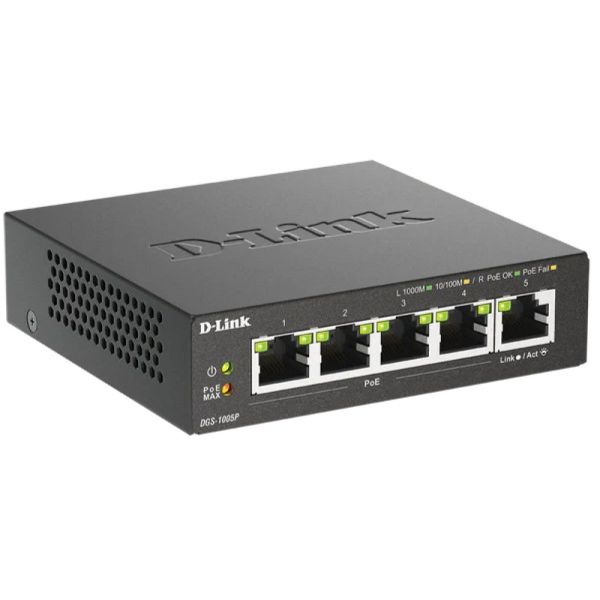 D-Link DGS-1005P Black Switch (DGS-1005P)