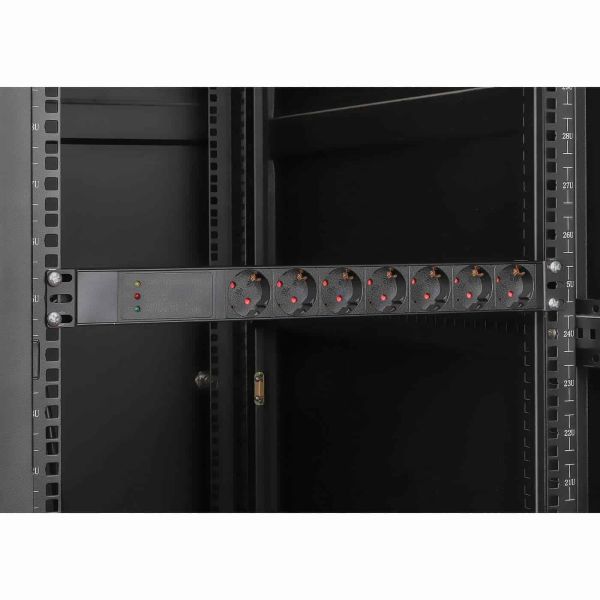 Intellinet 715140 energiedistributie 7 AC-uitgang(en) 1U Zwart (715140)