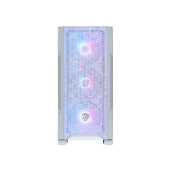 MSI MAG FORGE M100R Midi Tower Transparant, Wit (MAGFORGEM100RWHITE)