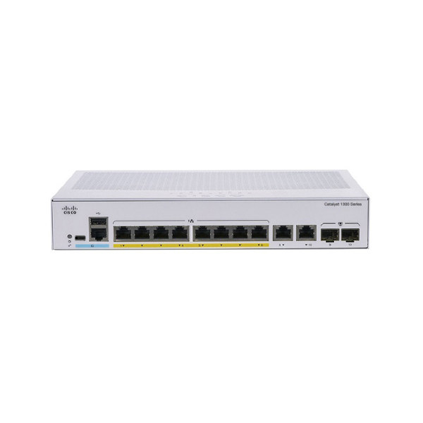 Cisco Catalyst 1300-8MGP-2X Switch 8x 10G PoE+ (C1300-8MGP-2X)