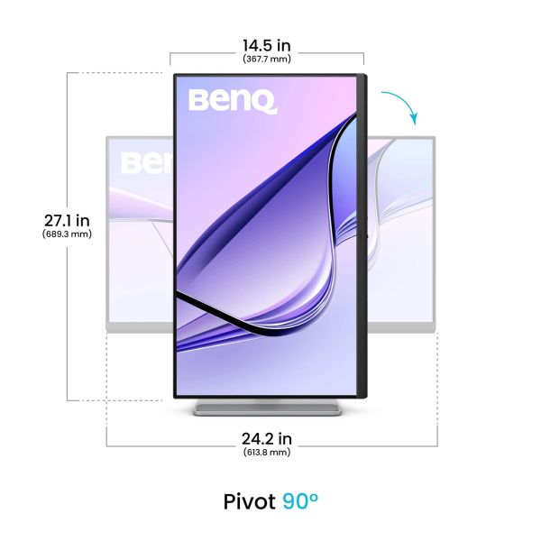 BenQ MA270U computer monitor 68,6 cm (27") 3840 x 2160 Pixels 4K Ultra HD Wit (9H.LMWLB.QBE)