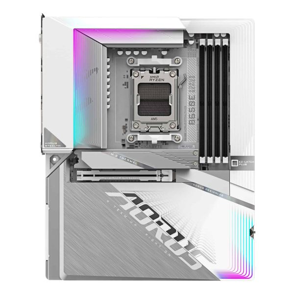 GIGABYTE B650E AORUS STEALTH ICE moederbord AMD B650 Socket AM5 ATX (B650E AORUS STEALTH ICE) GIGABYTE B650E AORUS STEALTH ICE moederbord AMD B650 Socket AM5 ATX (B650E AORUS STEALTH ICE)