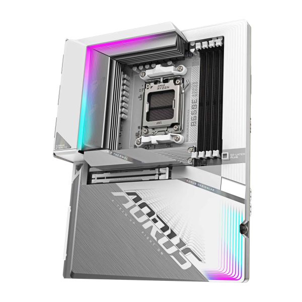 GIGABYTE B650E AORUS STEALTH ICE moederbord AMD B650 Socket AM5 ATX (B650E AORUS STEALTH ICE)