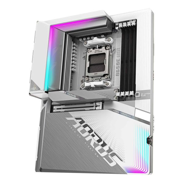 GIGABYTE B650E AORUS STEALTH ICE moederbord AMD B650 Socket AM5 ATX (B650E AORUS STEALTH ICE)