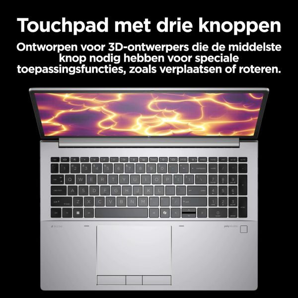 HP ZBook Fury 16 G11 Intel® Core™ i9 i9-14900HX Mobiel werkstation 40,6 cm (16") WUXGA 64 GB DDR5-SDRAM 2 TB SSD NVIDIA RTX 2000 Ada Wi-Fi 7 (802.11be) Windows 11 Pro AI Workstation, AI PC Grijs (98K95ET#ABH)