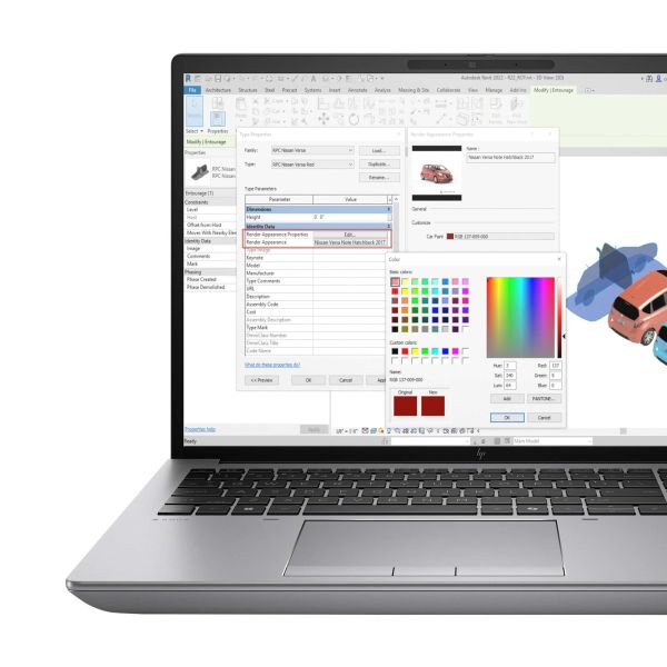 HP ZBook Fury 16 G11 Intel® Core™ i9 i9-14900HX Mobiel werkstation 40,6 cm (16") WUXGA 64 GB DDR5-SDRAM 1 TB SSD NVIDIA RTX 2000 Ada Wi-Fi 7 (802.11be) Windows 11 Pro AI Workstation, AI PC Grijs (98K95ET#ABH)