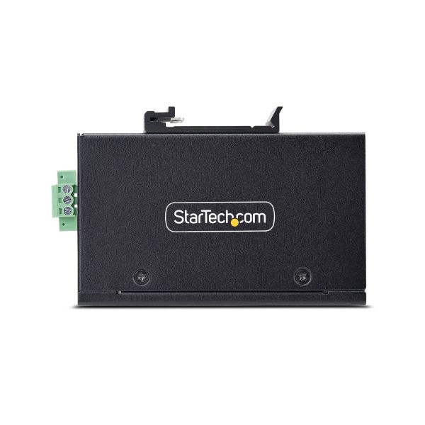 StarTech.com 5-Port Unmanaged Industriële Netwerk Switch, 10/100/1000Mbps Ethernet, DIN Rail/Wandmonteerbaar, Rugged IP30 Gigabit Ethernet Switch, -40°C - 75°C, 9~60V DC, TAA Compliant (I51G-ETHERNET-SWITCH)