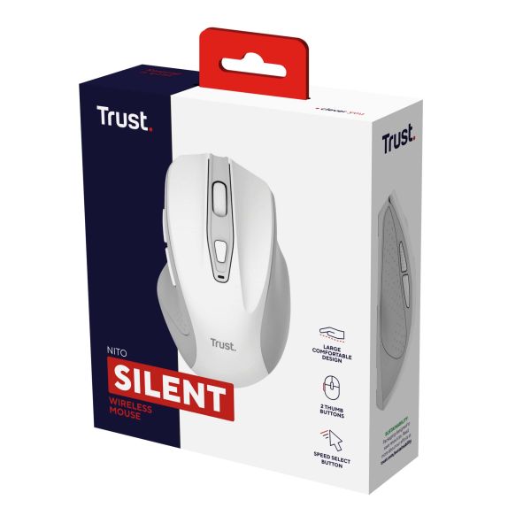Trust Nito muis Universeel Rechtshandig RF Draadloos Optisch 2200 DPI (25550) Trust Nito muis Universeel Rechtshandig RF Draadloos Optisch 2200 DPI (25550)