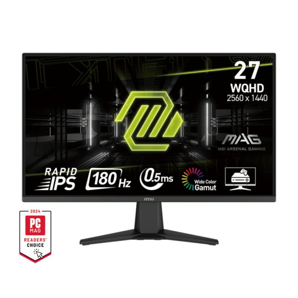 MSI MAG 275QF computer monitor 68,6 cm (27") 2560 x 1440 Pixels Wide Quad HD LCD Zwart (MAG 275QF) MSI MAG 275QF computer monitor 68,6 cm (27") 2560 x 1440 Pixels Wide Quad HD LCD Zwart (MAG 275QF)