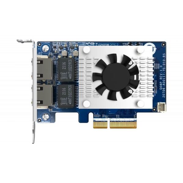 QNAP QXG-10G2TB netwerkkaart Intern Ethernet 10000 Mbit/s (QXG-10G2TB NIET GEBRUIKEN) QNAP QXG-10G2TB netwerkkaart Intern Ethernet 10000 Mbit/s (QXG-10G2TB NIET GEBRUIKEN)