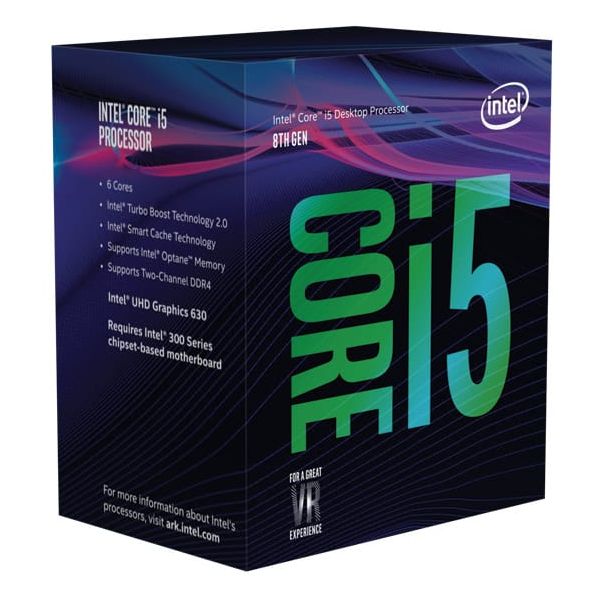 Intel Core i5-8400 processor 2,8 GHz 9 MB Smart Cache Box (BX80684I58400)