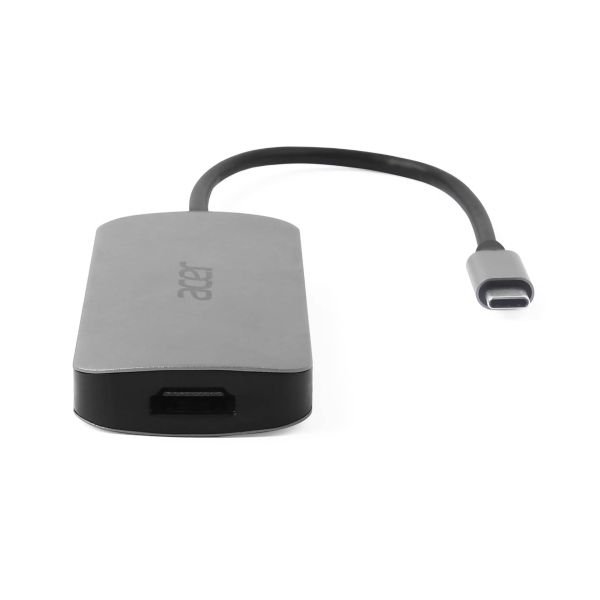 Acer 7in1 Type C Dongle Bedraad USB 3.2 Gen 1 (3.1 Gen 1) Type-C Zilver (HP.DSCAB.018)