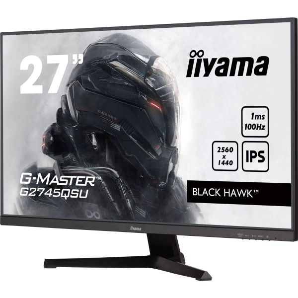 iiyama G-MASTER G2745QSU-B2 computer monitor 68,6 cm (27") 2560 x 1440 Pixels Wide Quad HD LED Zwart (G2745QSU-B2)