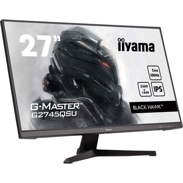 iiyama G-MASTER G2745QSU-B2 computer monitor 68,6 cm (27") 2560 x 1440 Pixels Wide Quad HD LED Zwart (G2745QSU-B2)