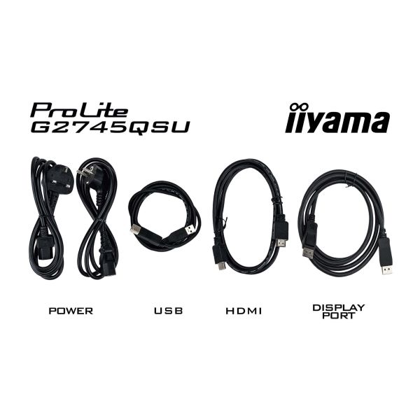 iiyama G-MASTER G2745QSU-B2 computer monitor 68,6 cm (27") 2560 x 1440 Pixels Wide Quad HD LED Zwart (G2745QSU-B2)