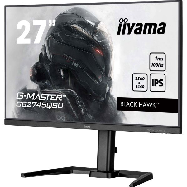 iiyama G-MASTER GB2745QSU-B2 computer monitor 68,6 cm (27") 2560 x 1440 Pixels Wide Quad HD LED Zwart (GB2745QSU-B2)