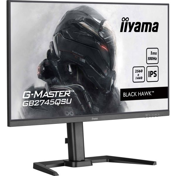 iiyama G-MASTER GB2745QSU-B2 computer monitor 68,6 cm (27") 2560 x 1440 Pixels Wide Quad HD LED Zwart (GB2745QSU-B2)