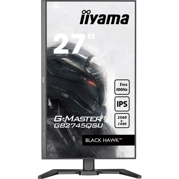 iiyama G-MASTER GB2745QSU-B2 computer monitor 68,6 cm (27") 2560 x 1440 Pixels Wide Quad HD LED Zwart (GB2745QSU-B2)