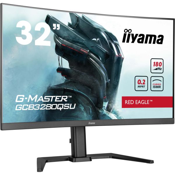 iiyama G-MASTER GCB3280QSU-B2 computer monitor 80 cm (31.5") 2560 x 1440 Pixels Dual QHD LED Zwart (GCB3280QSU-B2)