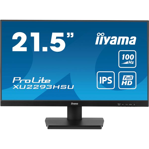 iiyama ProLite XU2293HSU-B7 computer monitor 54,6 cm (21.5") 1920 x 1080 Pixels Full HD LED Zwart (XU2293HSU-B7)