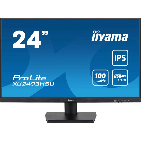 iiyama ProLite XU2493HSU-B7 computer monitor 60,5 cm (23.8") 1920 x 1080 Pixels Full HD LED Zwart (XU2493HSU-B7)
