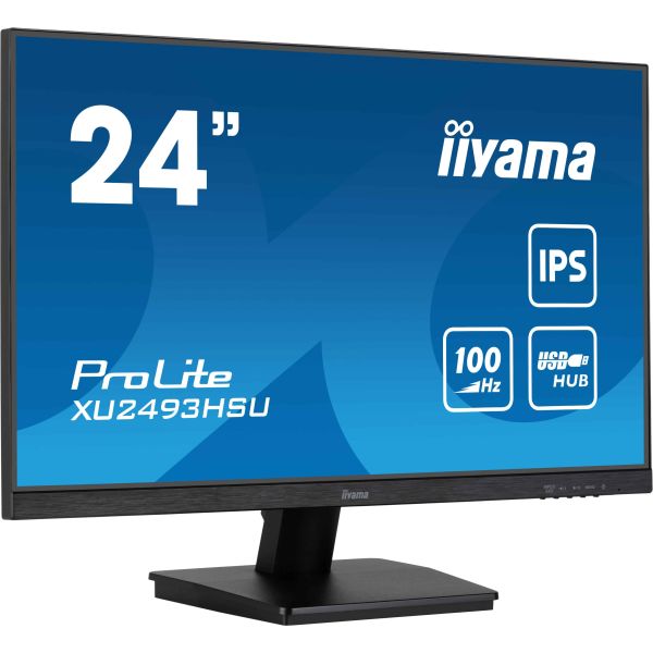 iiyama ProLite XU2493HSU-B7 computer monitor 60,5 cm (23.8") 1920 x 1080 Pixels Full HD LED Zwart (XU2493HSU-B7)