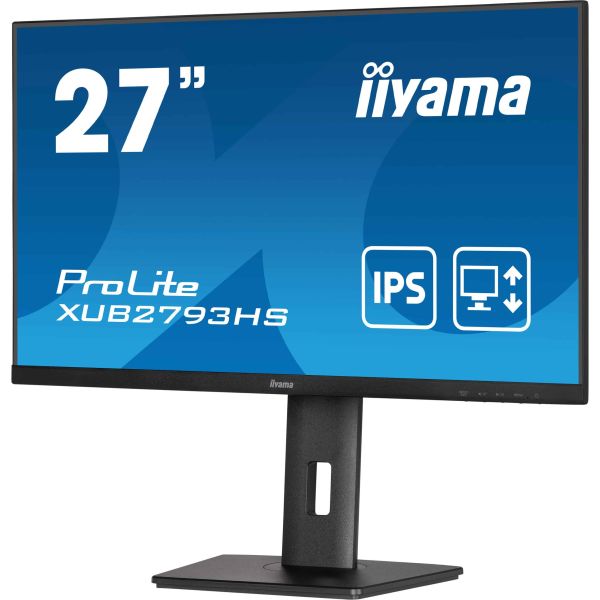 iiyama ProLite XUB2793HS-B7 computer monitor 68,6 cm (27") 1920 x 1080 Pixels Full HD LED Zwart (XUB2793HS-B7)