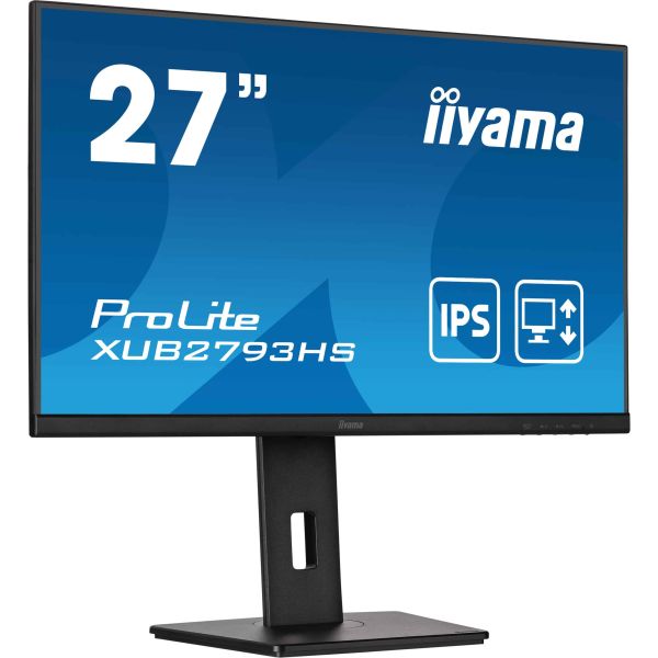 iiyama ProLite XUB2793HS-B7 computer monitor 68,6 cm (27") 1920 x 1080 Pixels Full HD LED Zwart (XUB2793HS-B7)