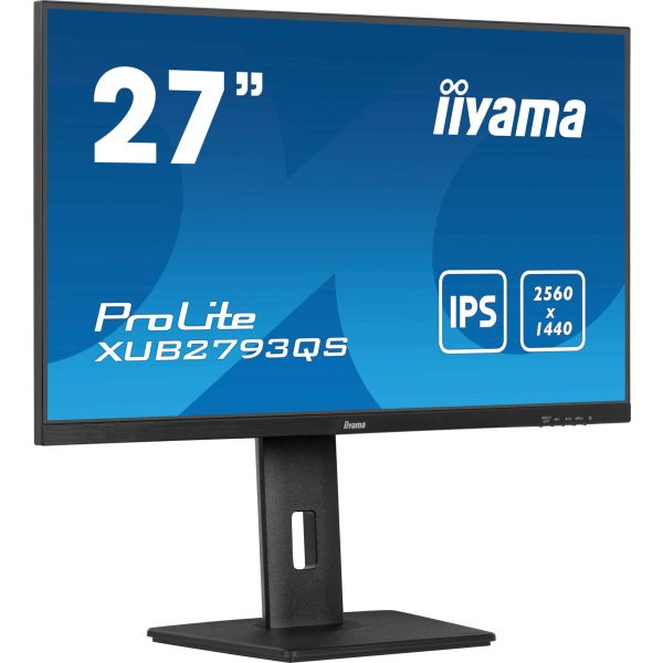 iiyama ProLite XUB2793QS-B7 computer monitor 68,6 cm (27") 2560 x 1440 Pixels Quad HD LED Zwart (XUB2793QS-B7)