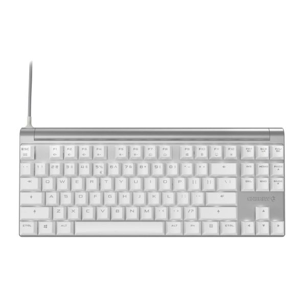 CHERRY MX Board 8.0 toetsenbord Gamen USB QWERTY US International Wit (G80-3888HYAEU-0)