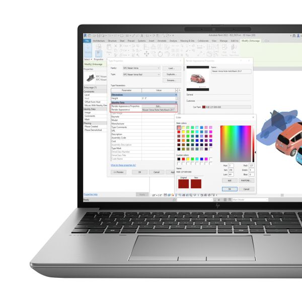 HP ZBook Fury 16 G11 Intel® Core™ i9 i9-14900HX Mobiel werkstation 40,6 cm (16") WQUXGA 32 GB DDR5-SDRAM 1 TB SSD NVIDIA RTX 5000 Ada Wi-Fi 7 (802.11be) Windows 11 Pro AI Workstation, AI PC Grijs (98K94ET#ABH)