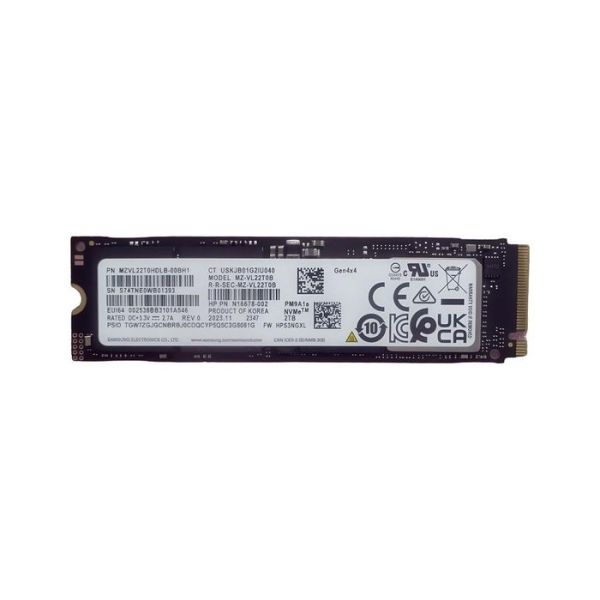 HP SKO-SSD 2TB 2280 PCIE-4X4 NVME TLC NM (N77396-001)