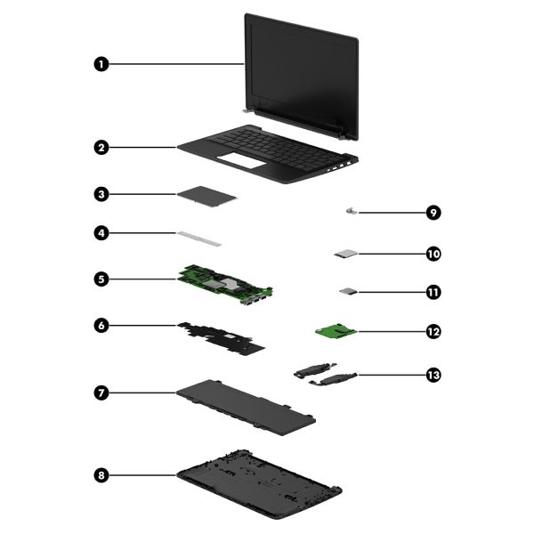 HP SPS-MB UMA R5 7535U TIPD (N99806-001)