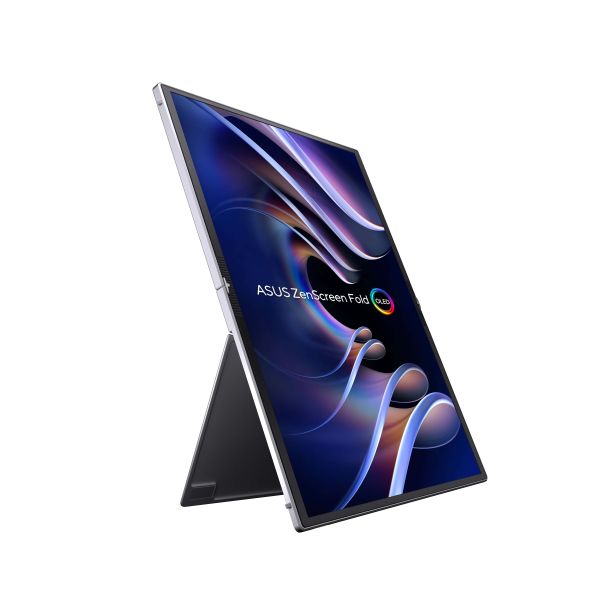 ASUS ZenScreen Fold OLED MQ17QH computer monitor 43,9 cm (17.3") 2560 x 1920 Pixels Quad HD Zilver (90LM09EV-B01170)