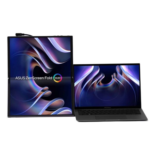 ASUS ZenScreen Fold OLED MQ17QH computer monitor 43,9 cm (17.3") 2560 x 1920 Pixels Quad HD Zilver (90LM09EV-B01170) ASUS ZenScreen Fold OLED MQ17QH computer monitor 43,9 cm (17.3") 2560 x 1920 Pixels Quad HD Zilver (90LM09EV-B01170)