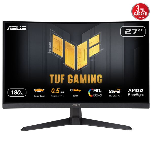 ASUS TUF Gaming VG27WQ3B computer monitor 68,6 cm (27") 2560 x 1440 Pixels Quad HD LCD Zwart (90LM0AQ1-B01170)